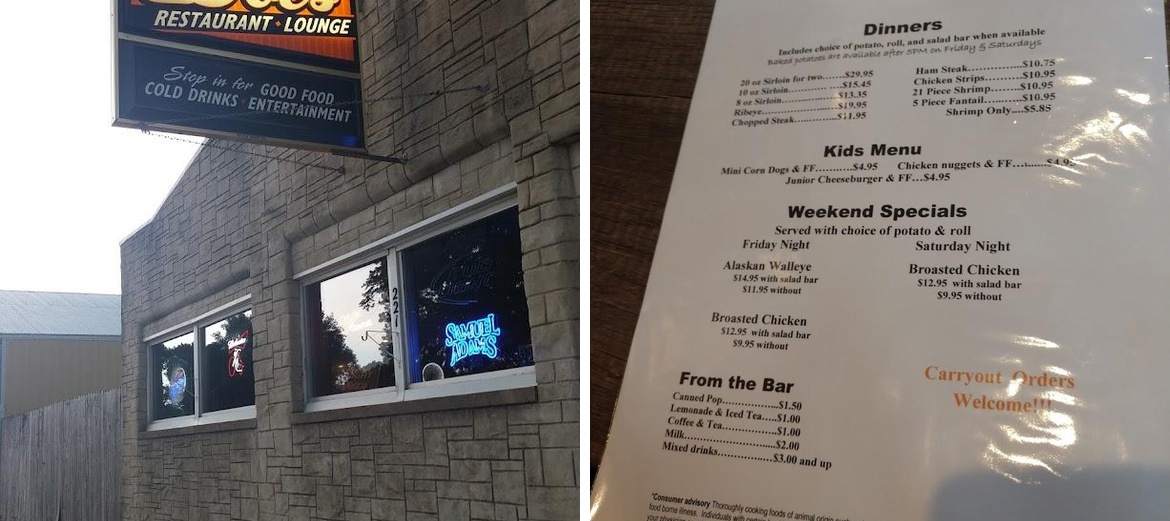 Doc's Restaurant Lounge Menu