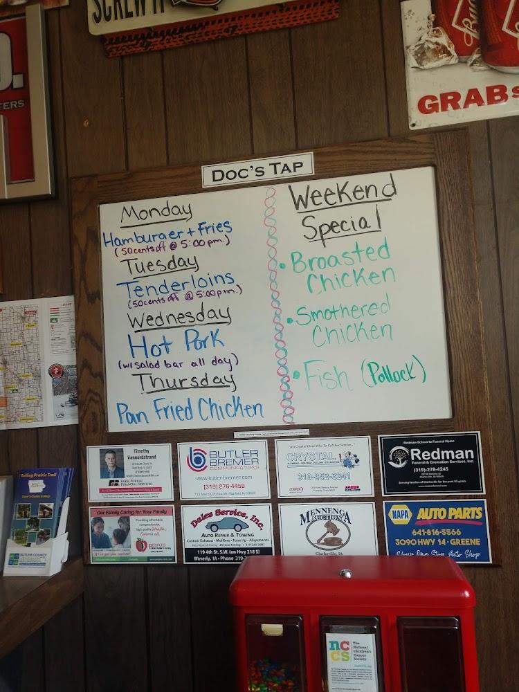 Doc's Restaurant Lounge Menu image 3